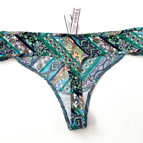 PINK Victoria's Secret Pink SET OF 4 Different & Discontinued Thong NWT L - Picture 3 of 10